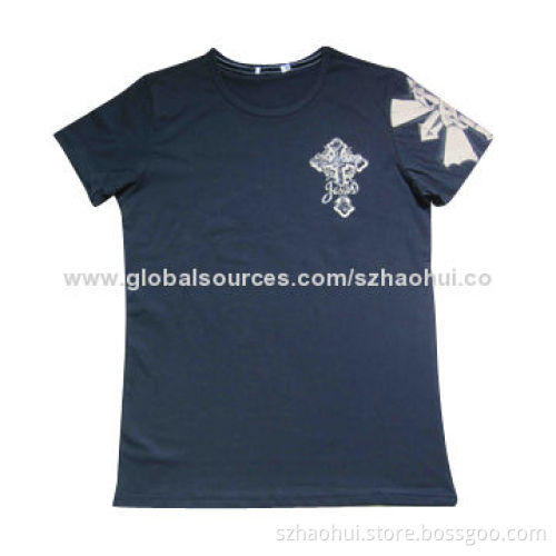 2014 men's stylish t-shirt with personalized logo for casual wear, OEM service offered